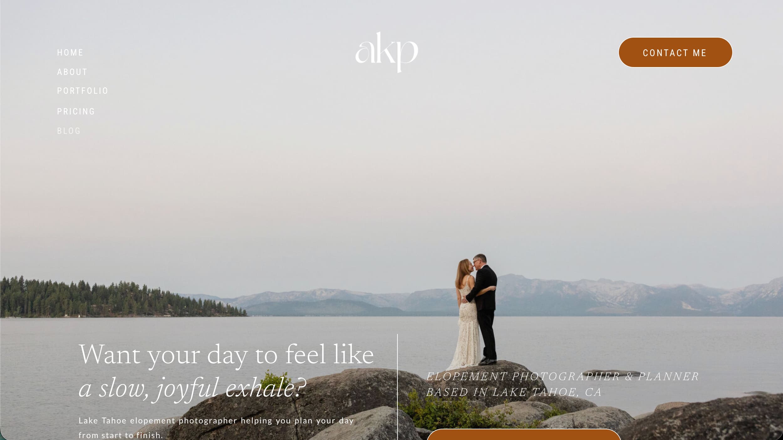 Amanda Kluesner Photography elopement website example
